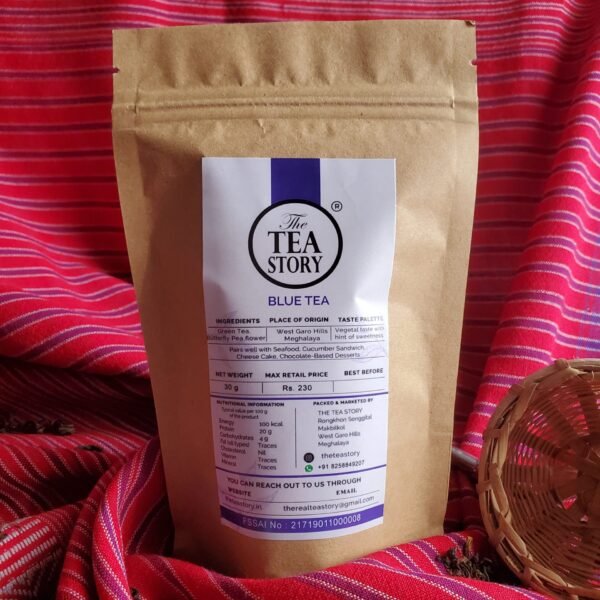 Blue Tea from the tea story