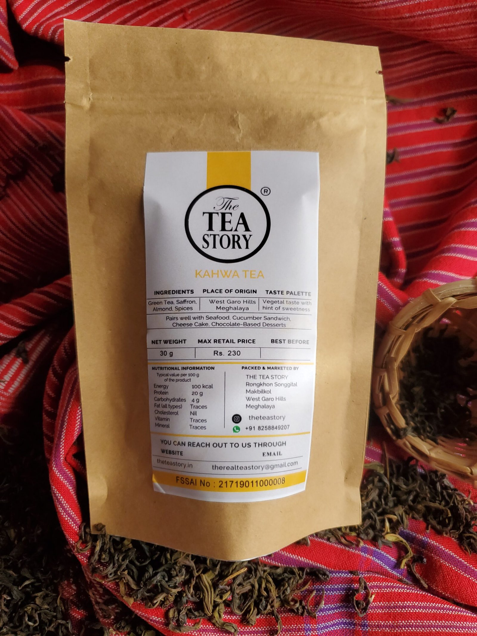 Kahwa Tea loose leaf tea from West Garo Hills Meghalaya — The Tea Story