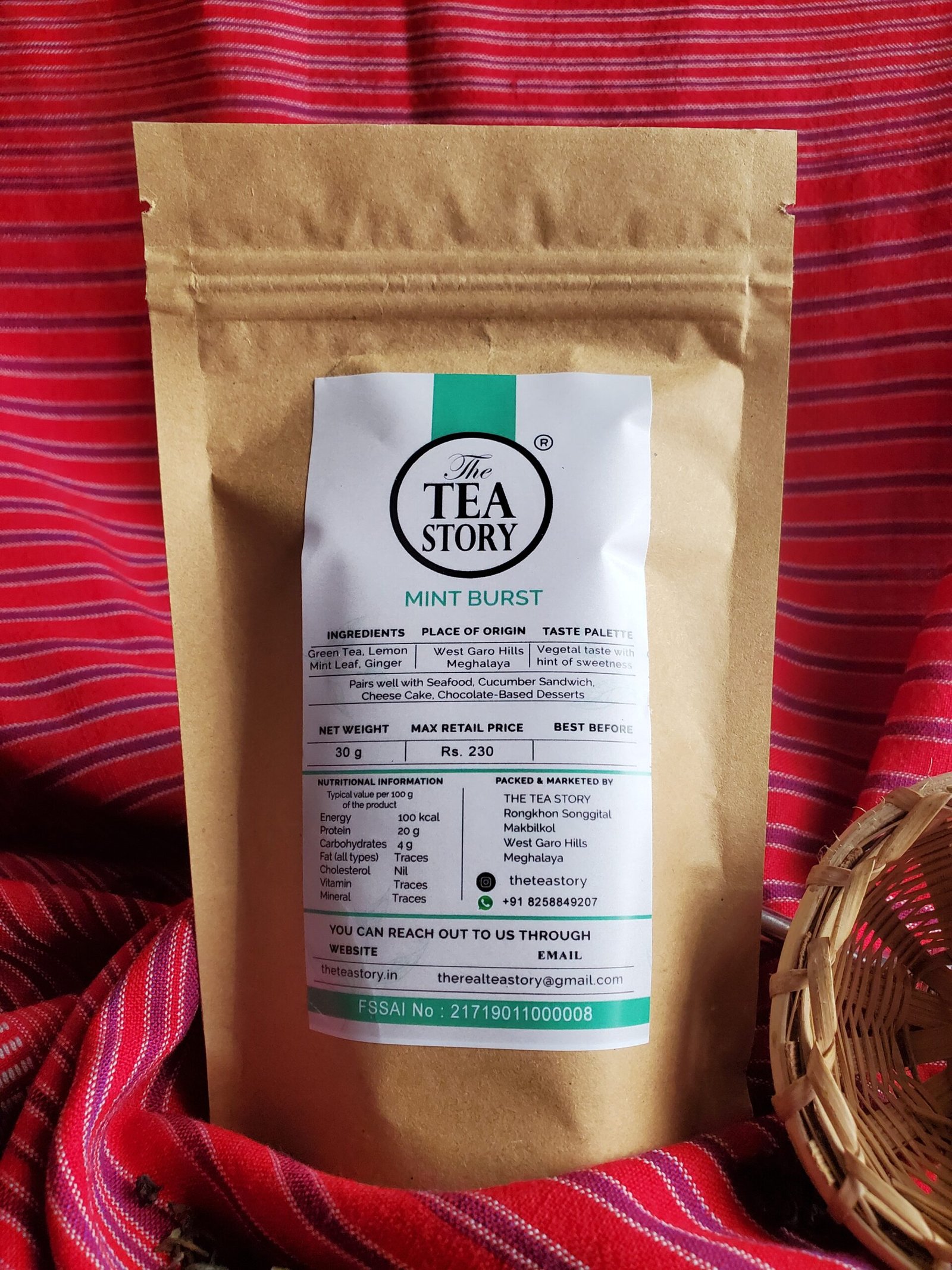 Mint Burst Tea — whole leaf tea from West Garo Hills Meghalaya | The Tea Story