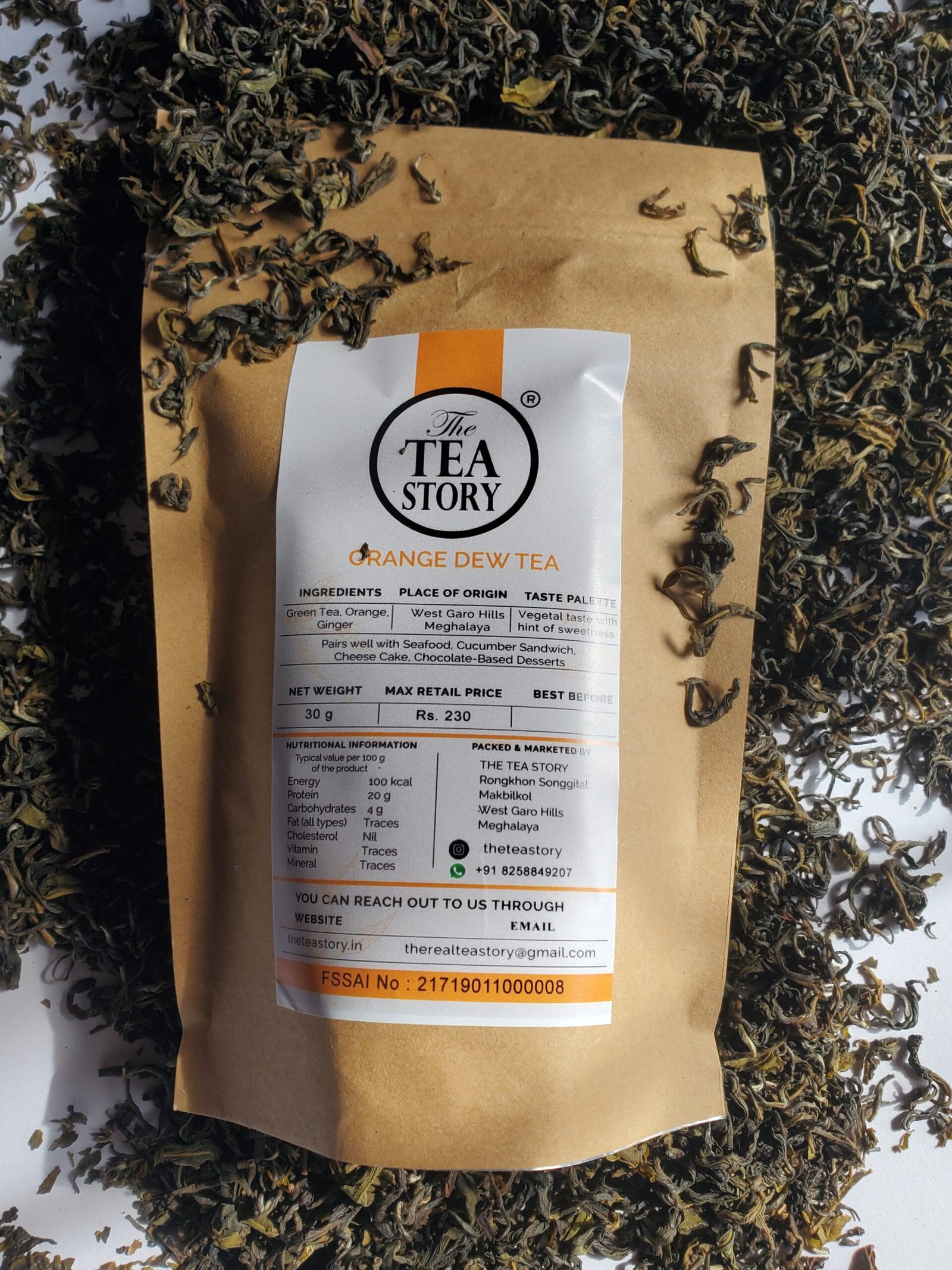 Orange Dew Tea loose leaf tea from West Garo Hills Meghalaya — The Tea Story