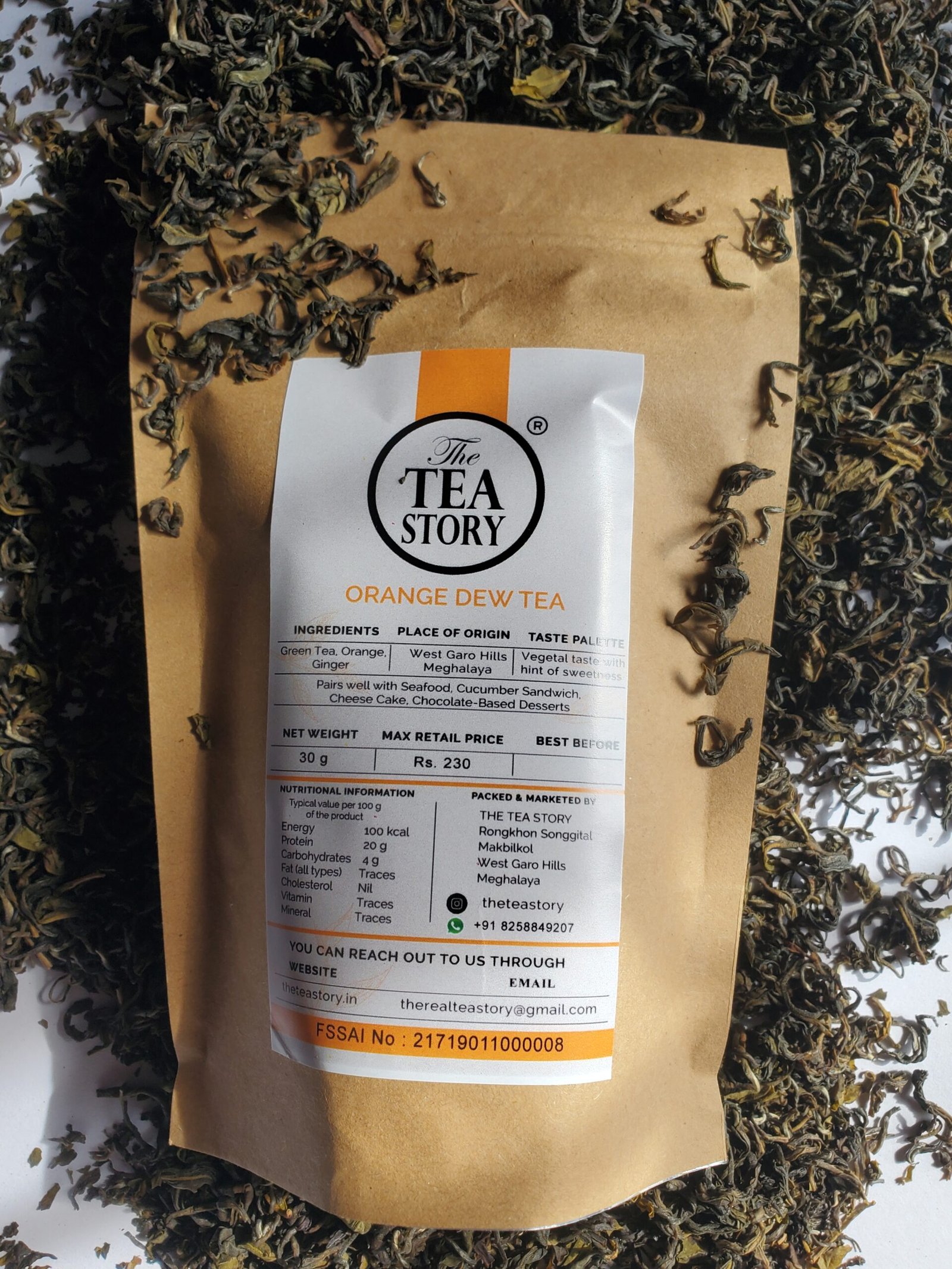 Orange Dew Tea loose leaf tea from West Garo Hills Meghalaya — The Tea Story