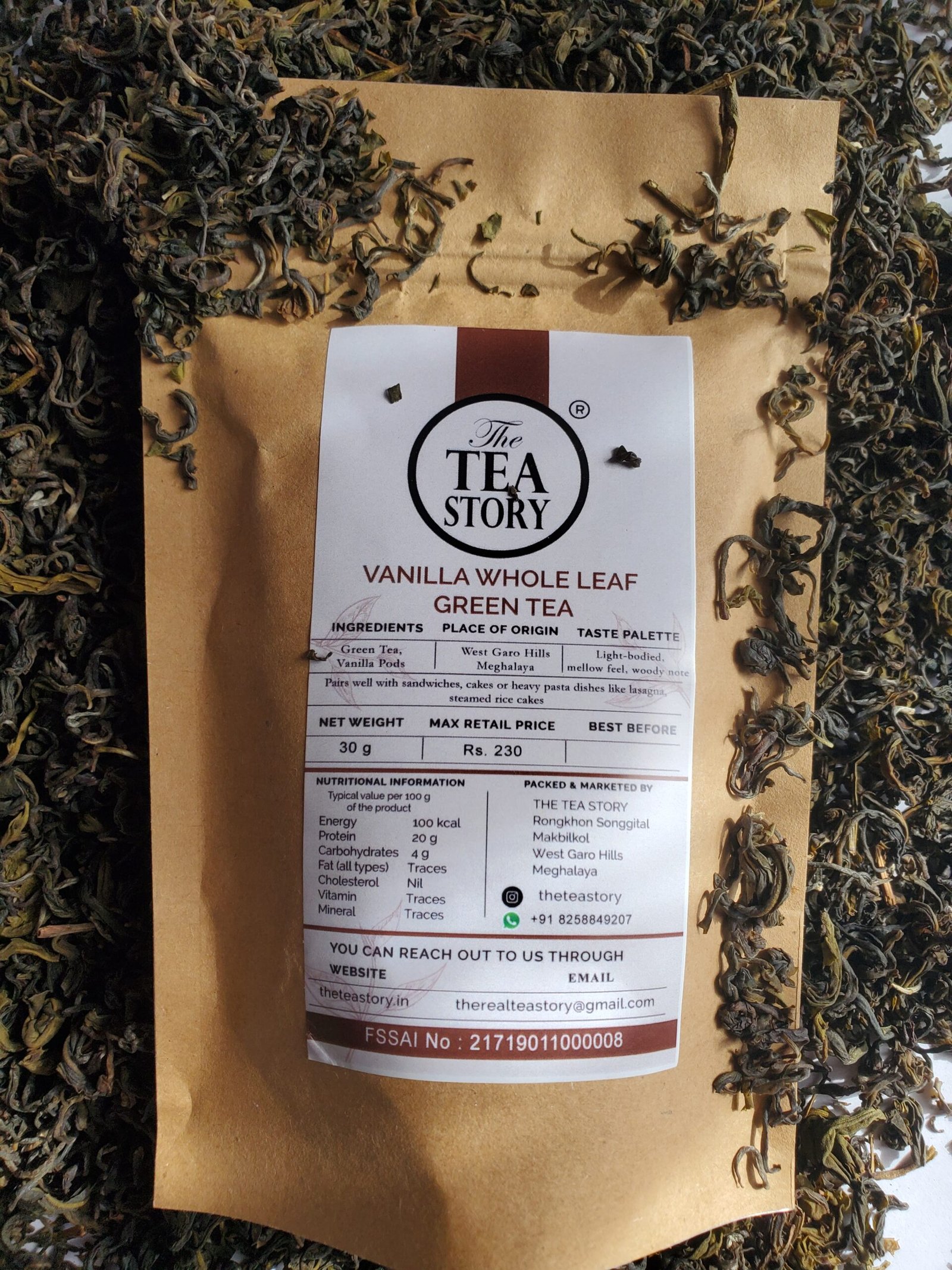 Vanilla Tea — whole leaf tea from West Garo Hills Meghalaya | The Tea Story